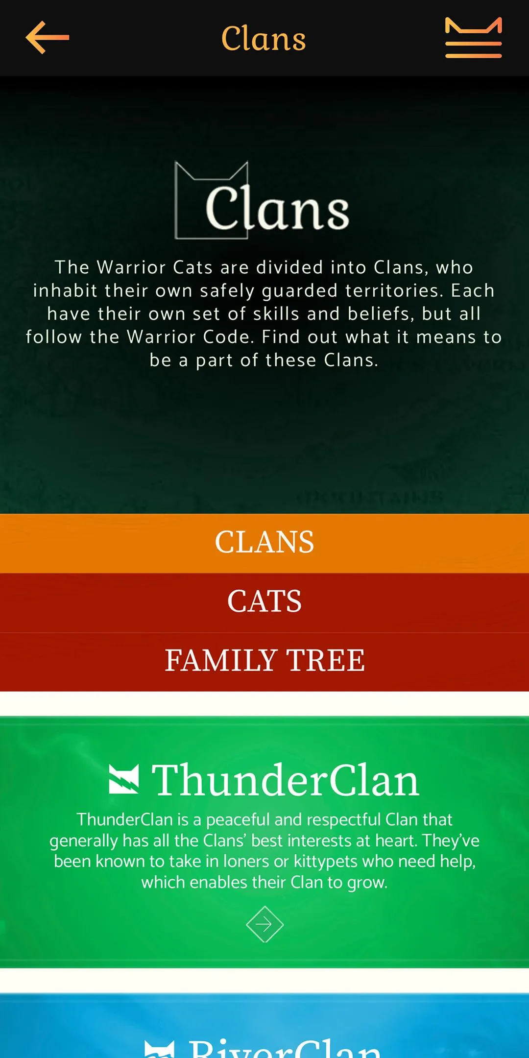 Warrior Cats Hub | Indus Appstore | Screenshot