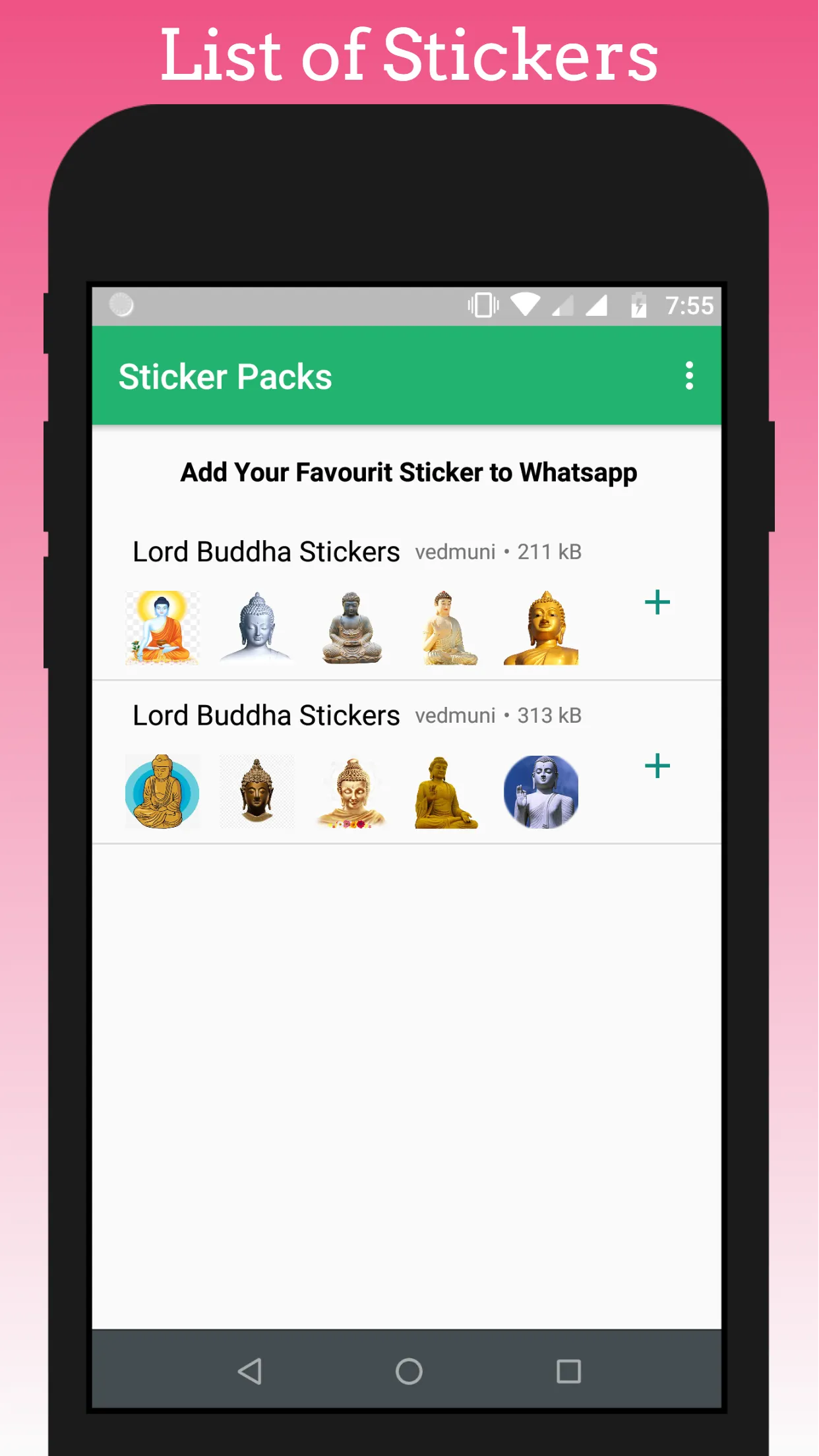 Lord Buddha Stickers for WA | Indus Appstore | Screenshot