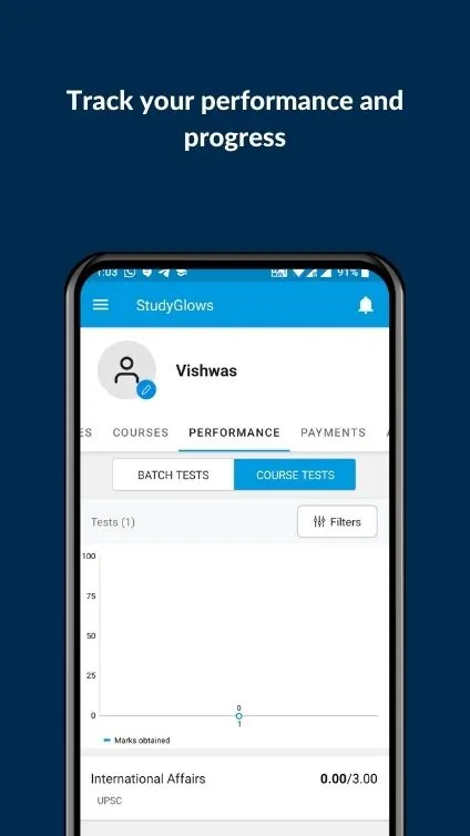 StudyGlows | Indus Appstore | Screenshot