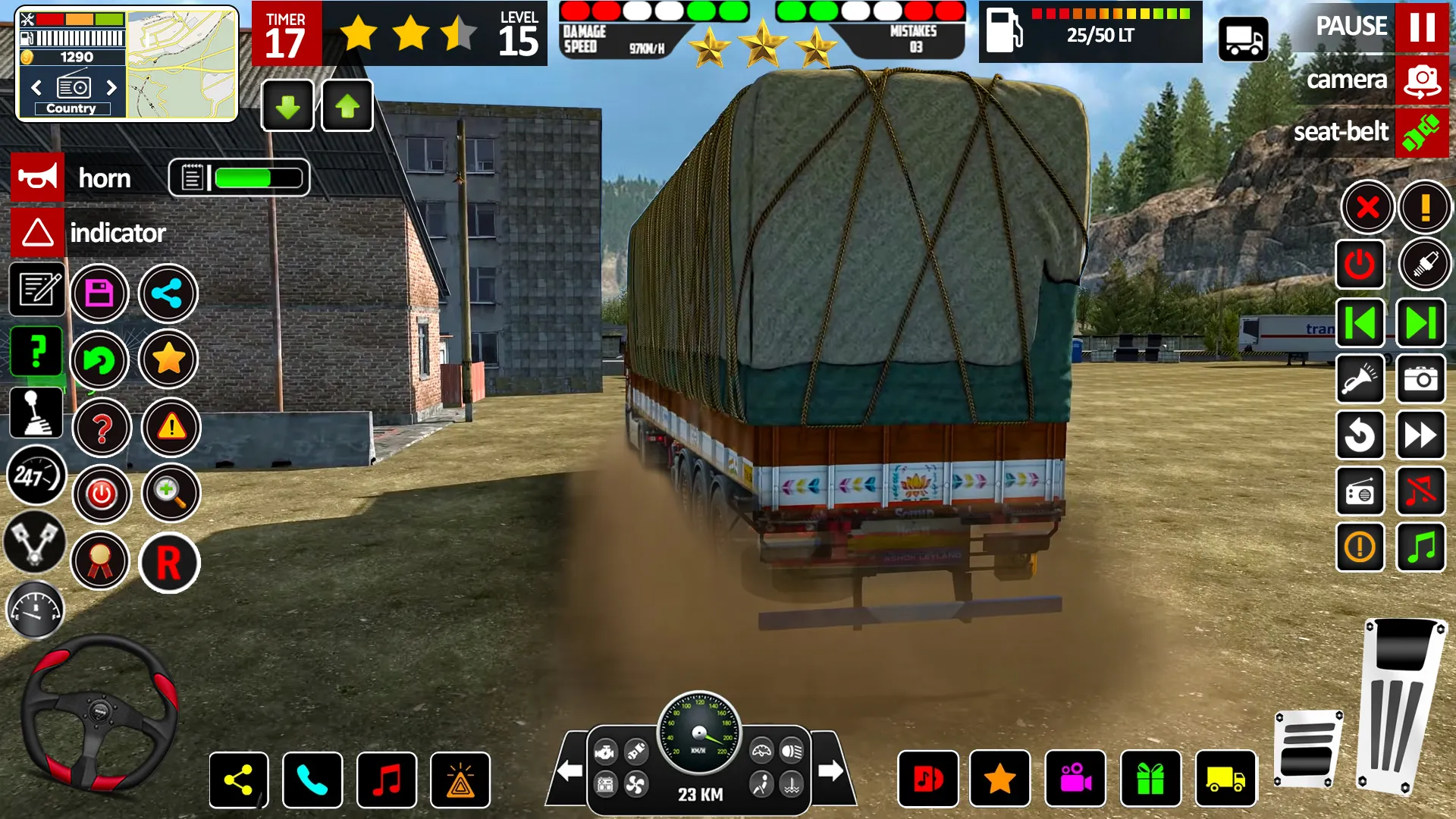 Indian Truck Offroad Cargo 3D | Indus Appstore | Screenshot