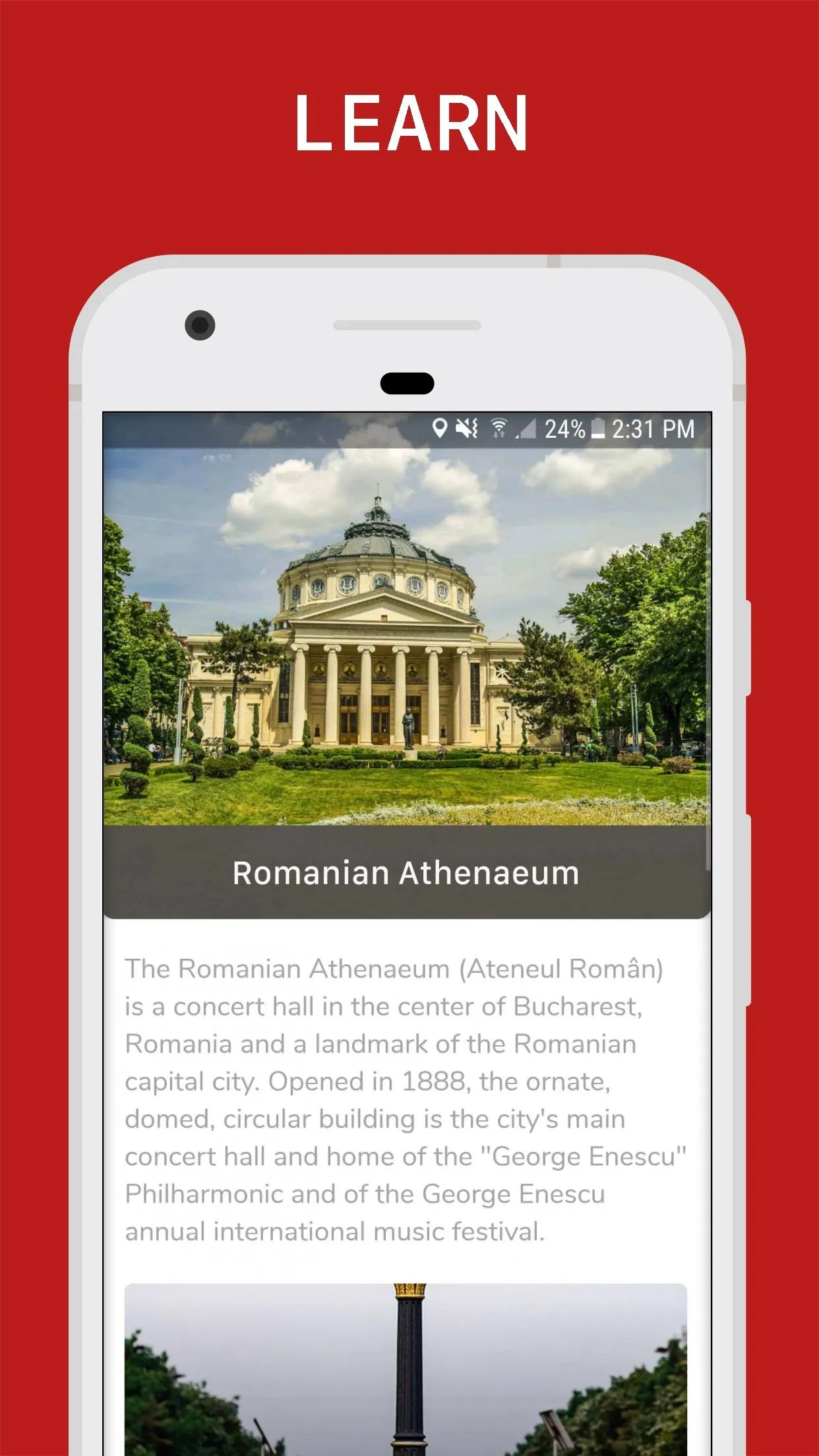 Bucharest Travel Guide | Indus Appstore | Screenshot