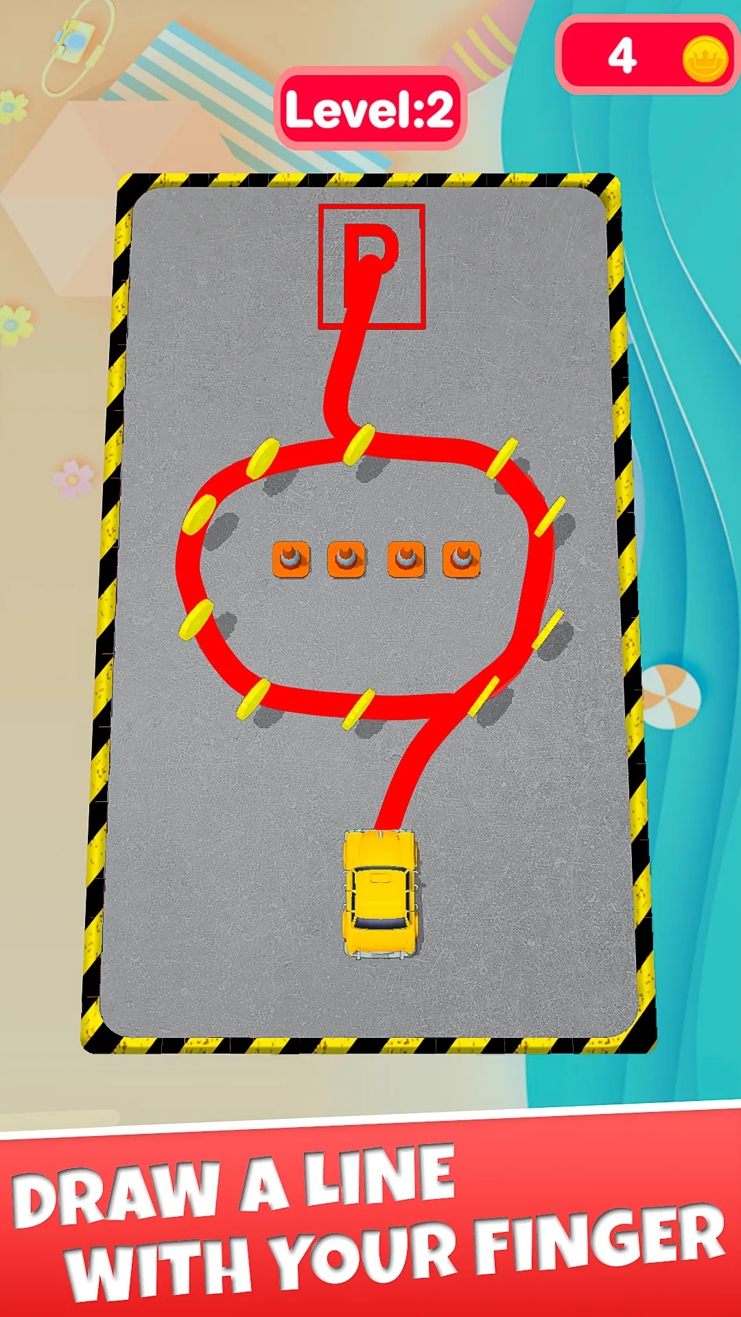 Car Parking Line Puzzle | Indus Appstore | Screenshot