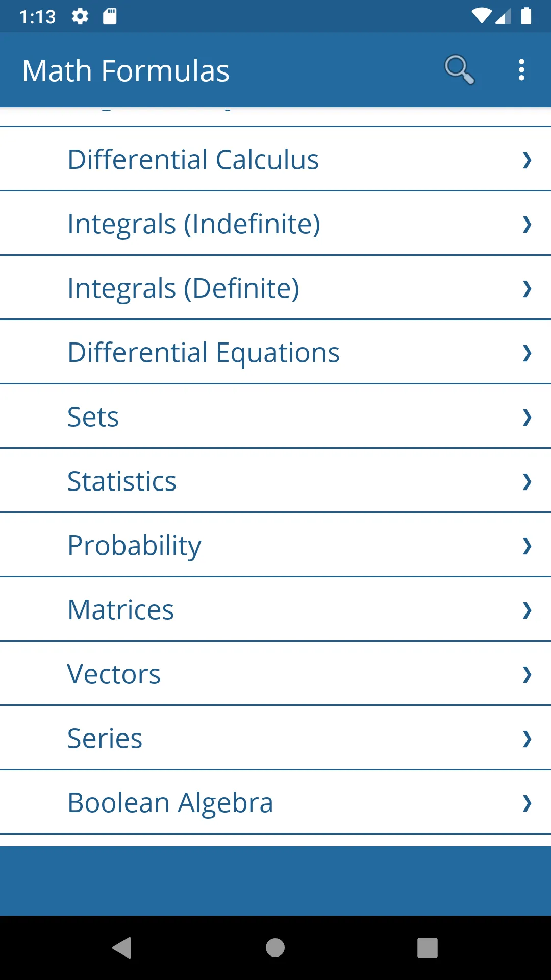 Math Formulas | Indus Appstore | Screenshot