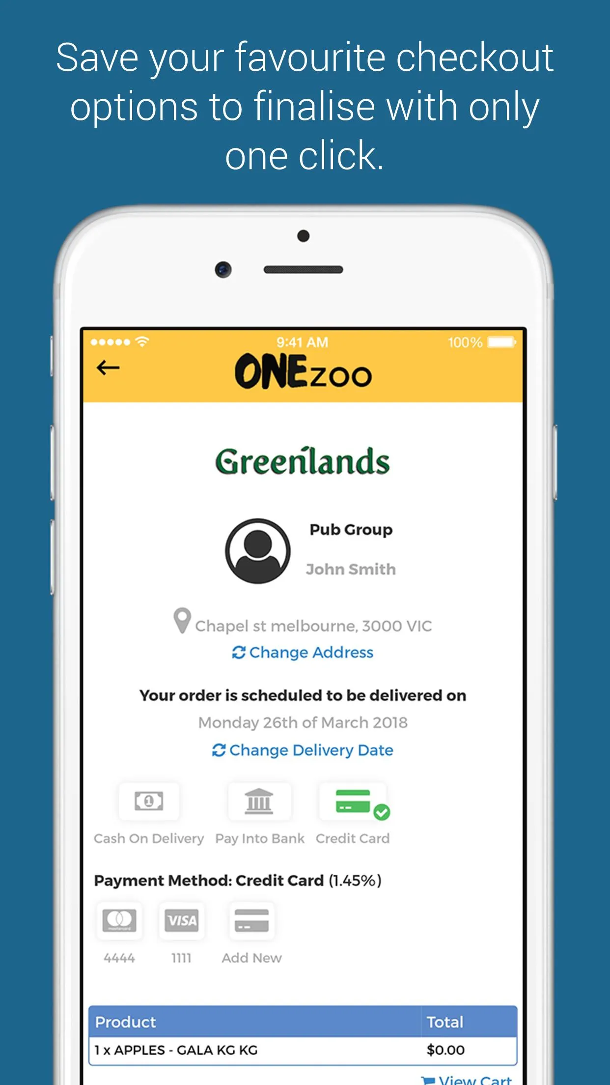 ONEzoo Ordering App | Indus Appstore | Screenshot