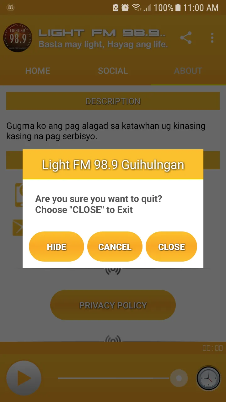 Light FM 98.9 Guihulngan | Indus Appstore | Screenshot