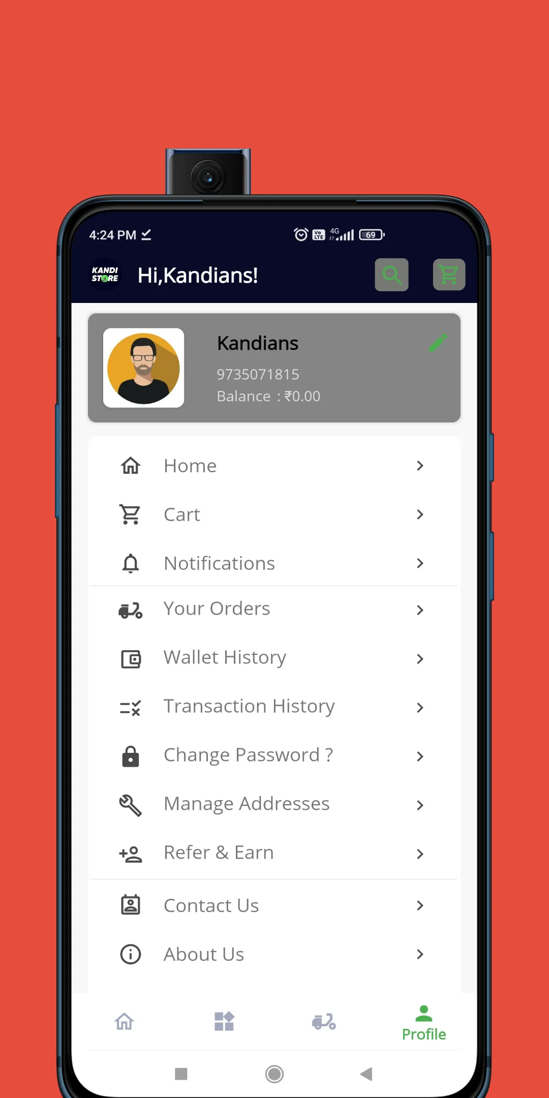 Kandi Store | Indus Appstore | Screenshot