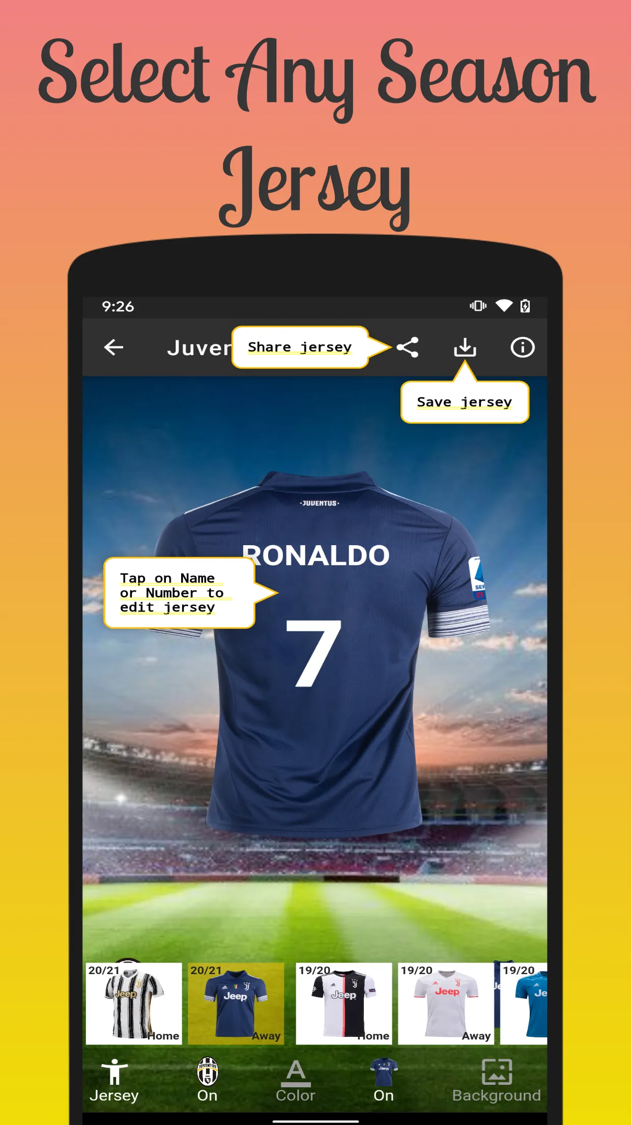 Football Jersey Maker | Indus Appstore | Screenshot