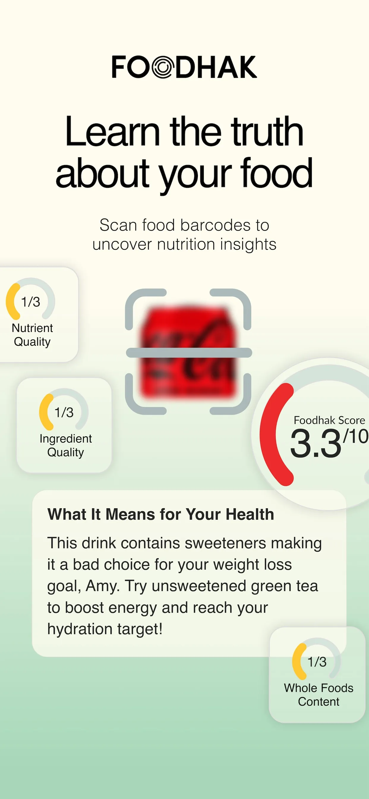 FOODHAK: Nutrition Tracker App | Indus Appstore | Screenshot