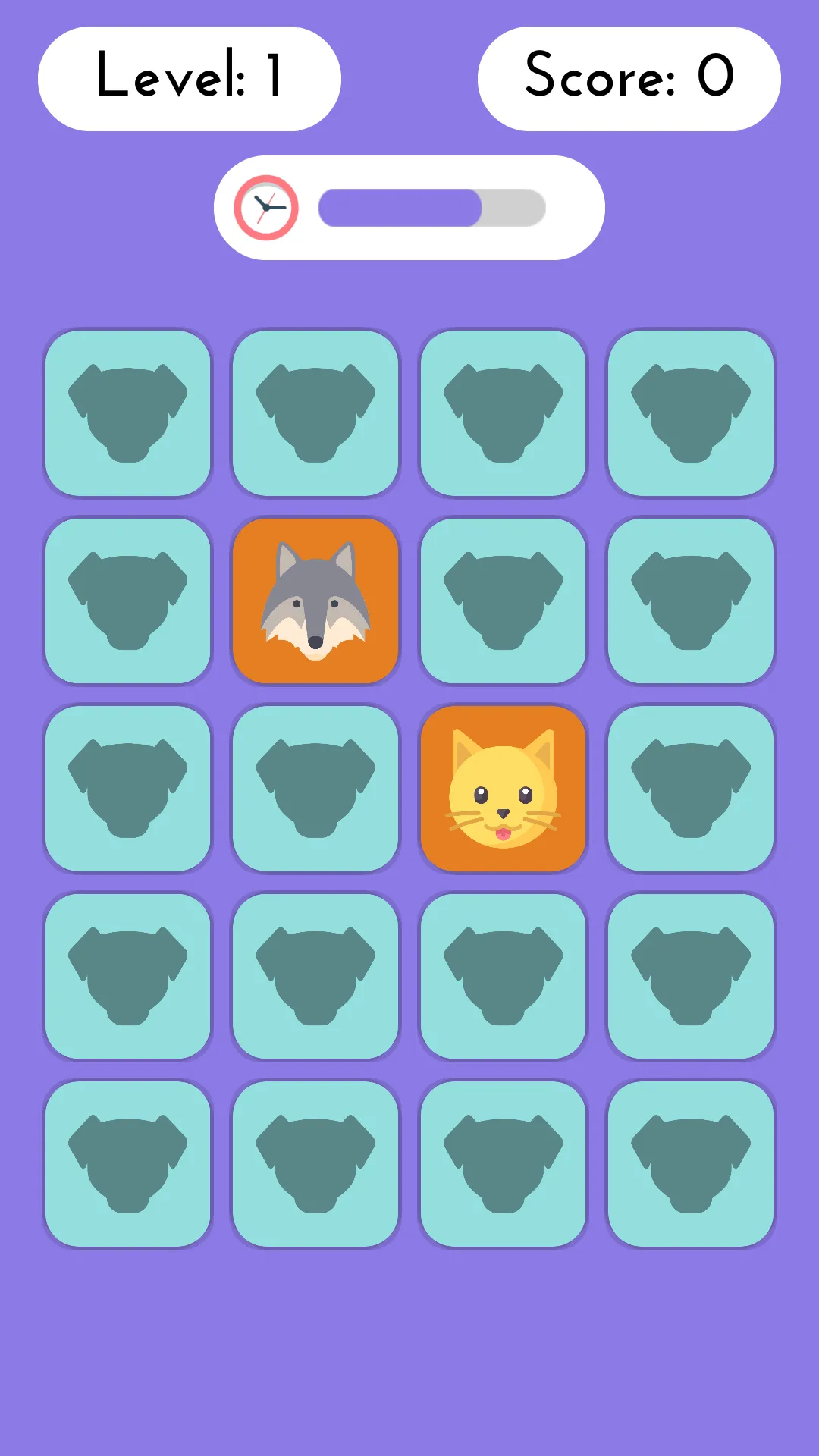 Animals Memory Game for kids | Indus Appstore | Screenshot