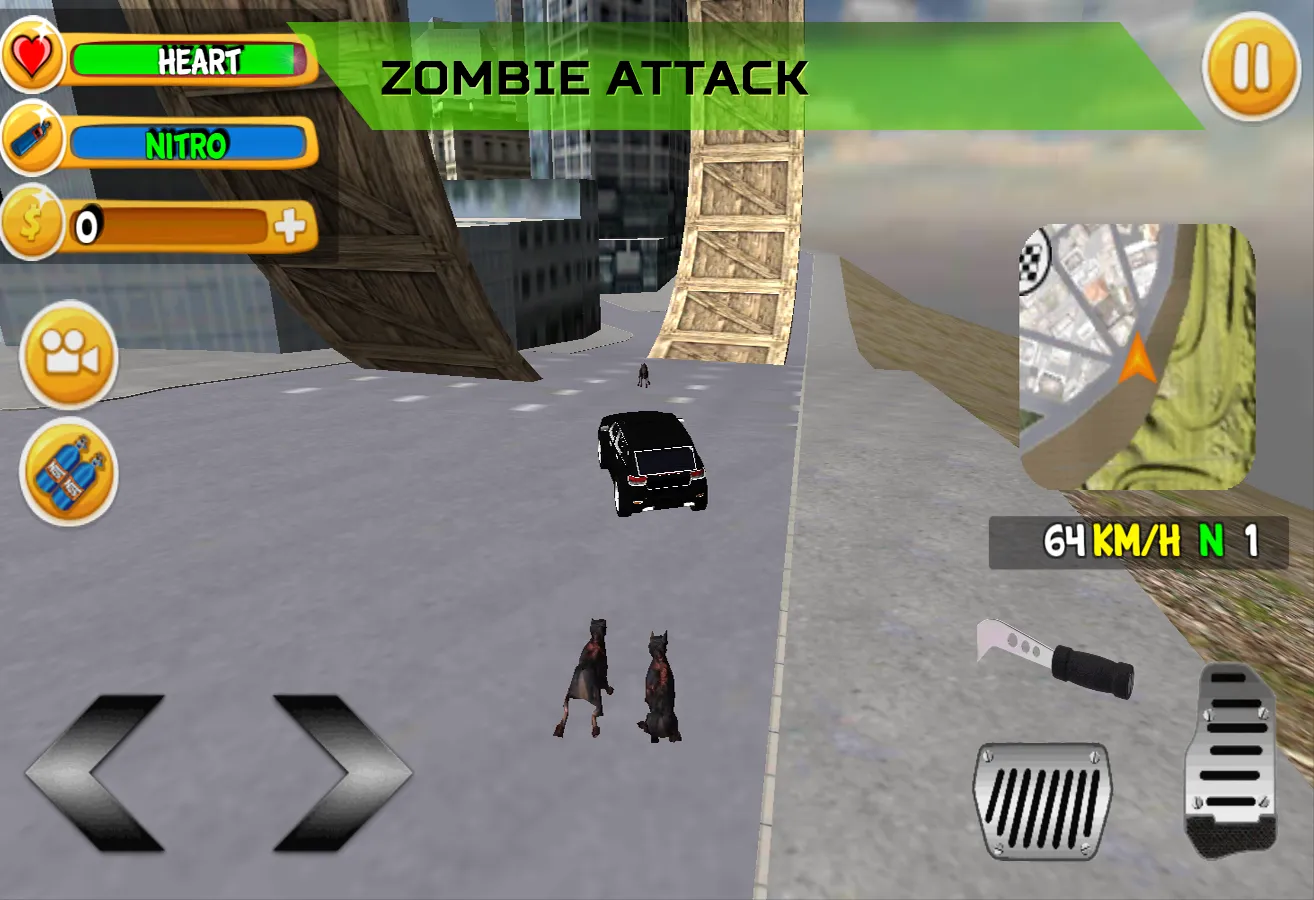 Real 4x4 Jeep Drive City Dogs | Indus Appstore | Screenshot