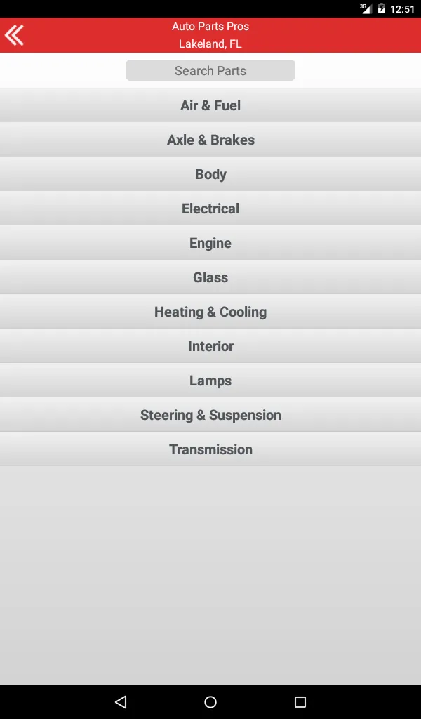 Auto Parts Pros - Lakeland, FL | Indus Appstore | Screenshot