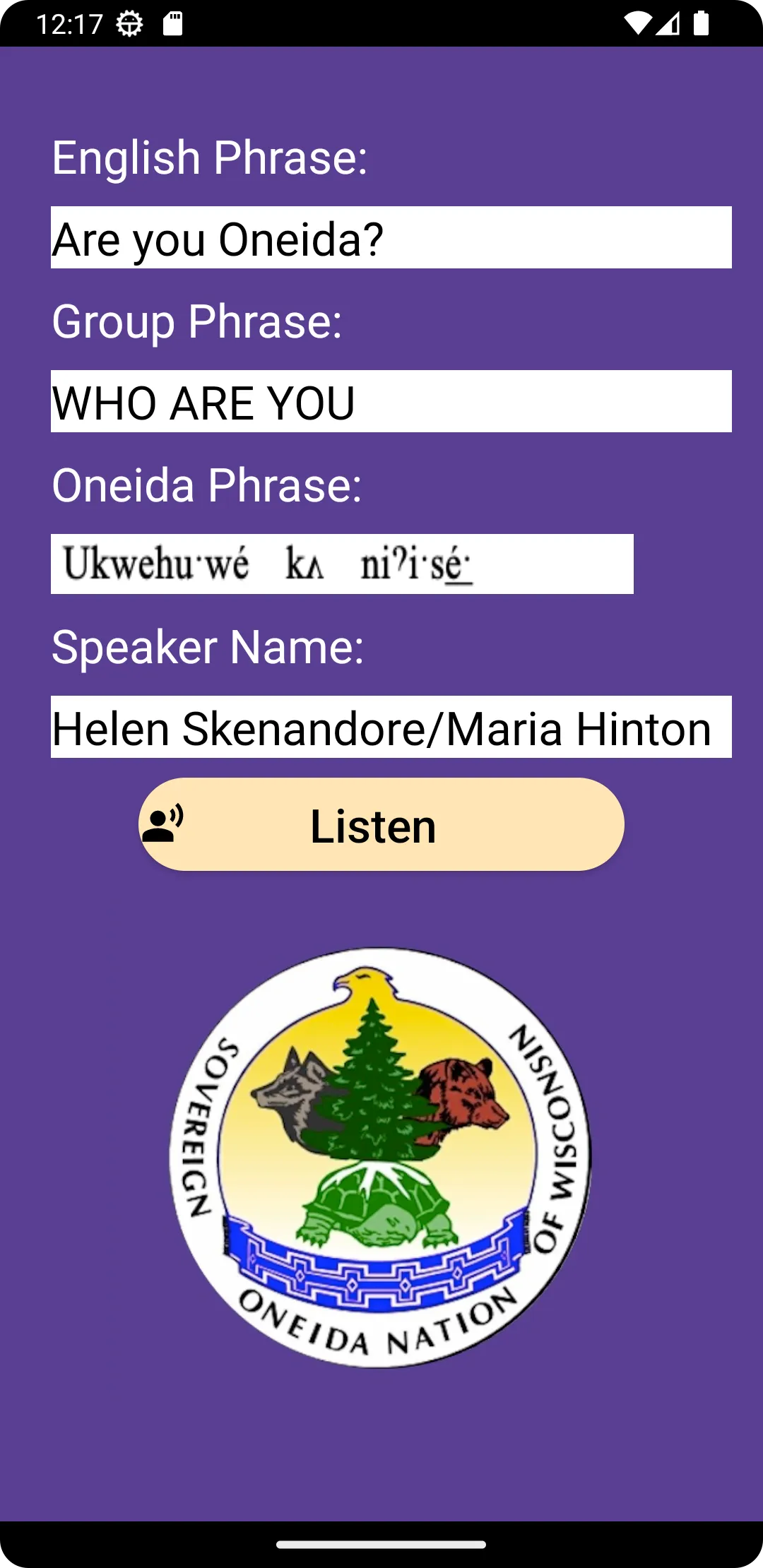 Oneida Language: Wisconsin | Indus Appstore | Screenshot