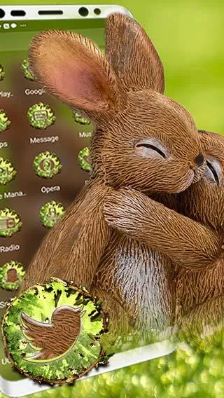 Rabbit Love Theme Launcher | Indus Appstore | Screenshot