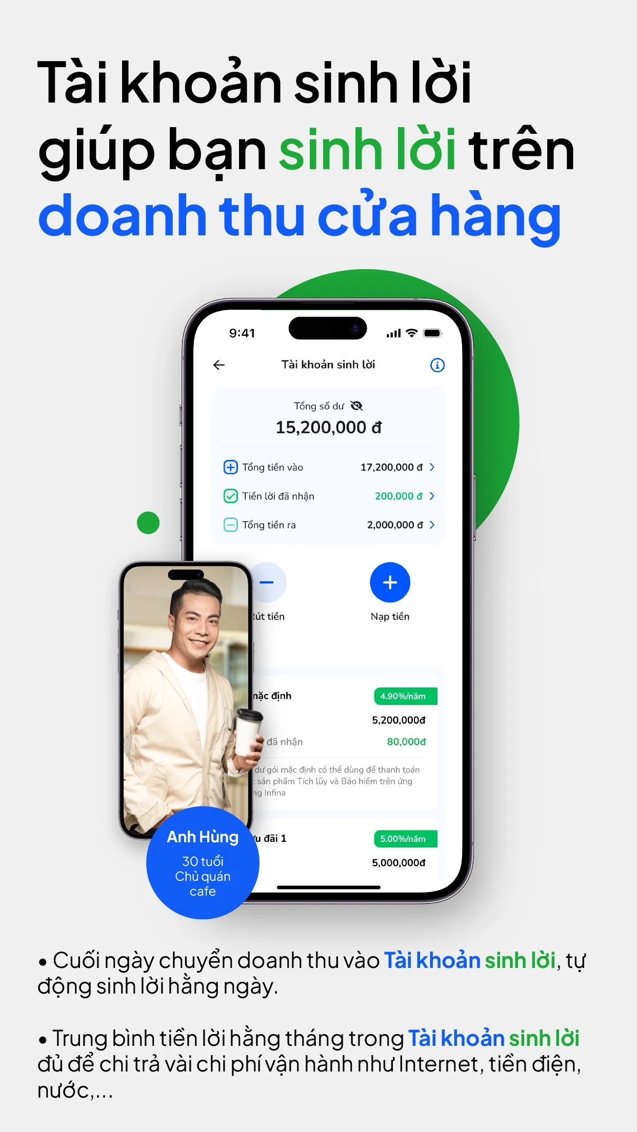 Infina - Tài khoản sinh lời | Indus Appstore | Screenshot