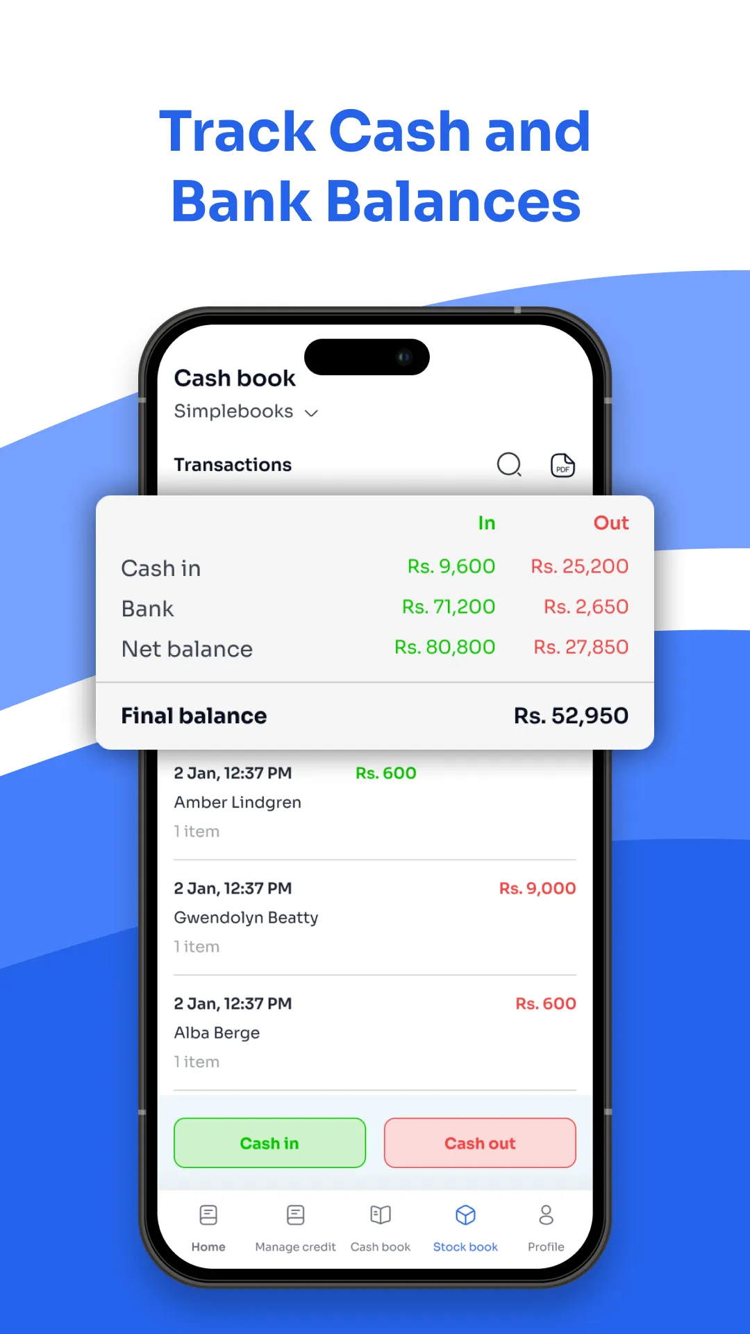 Shopbook Bookkeeping App | Indus Appstore | Screenshot