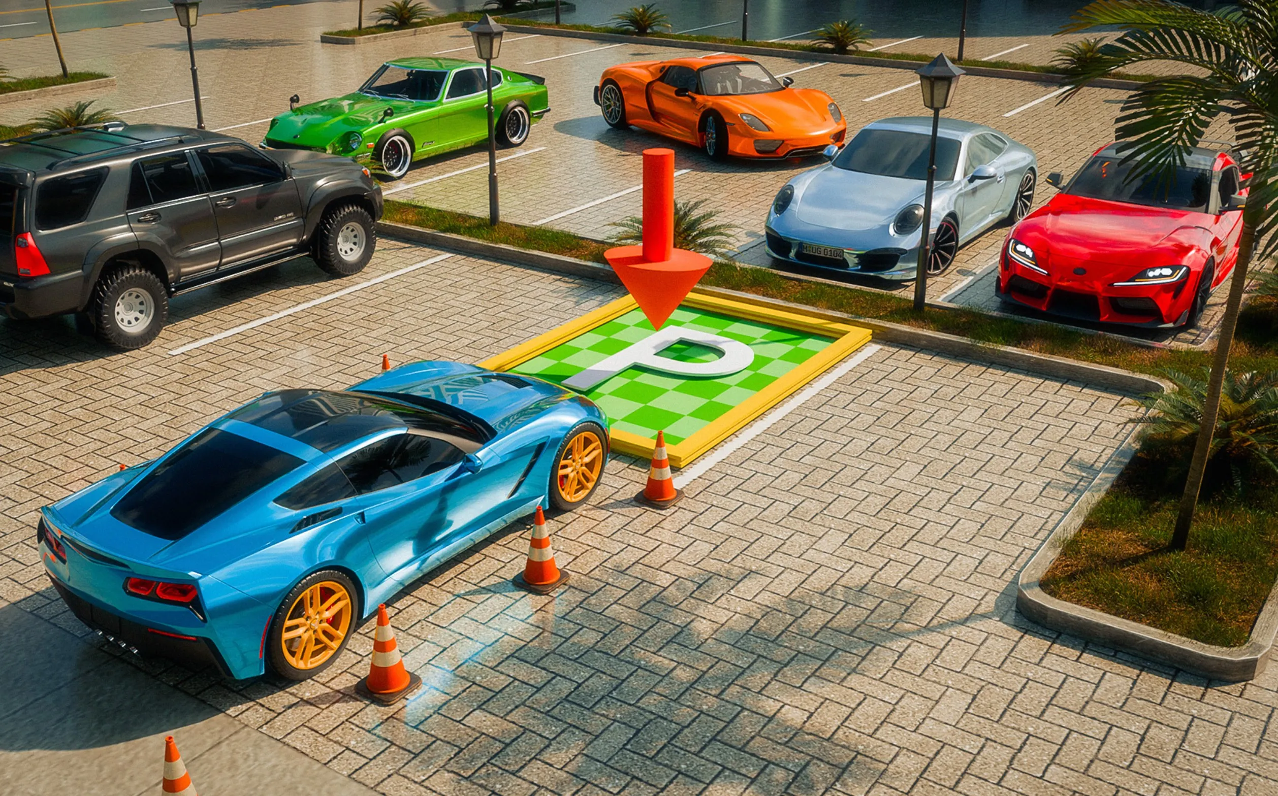 Car Parking Traffic Simulator | Indus Appstore | Screenshot