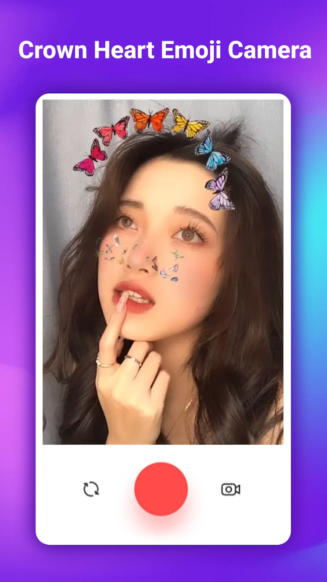 Crown Heart Emoji Camera | Indus Appstore | Screenshot