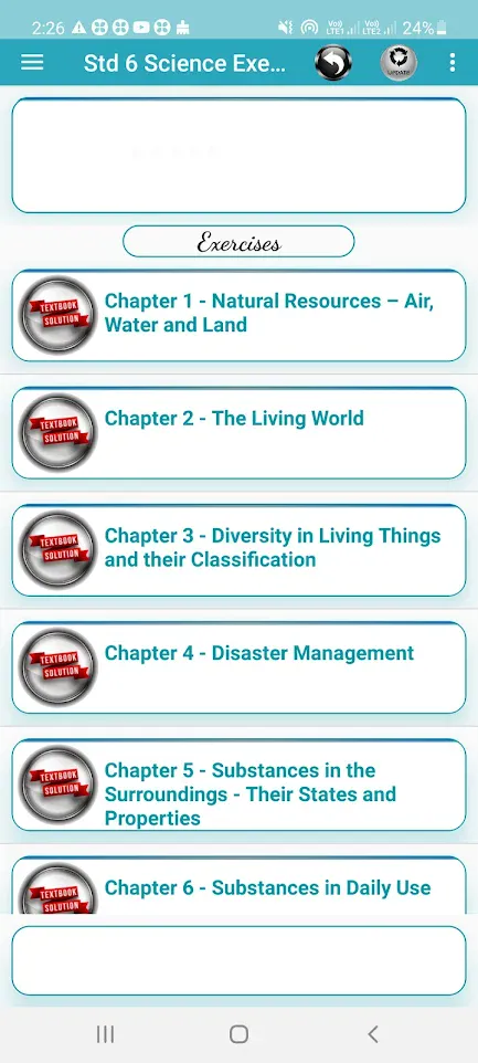 Std 6 th Science Exe Solution | Indus Appstore | Screenshot