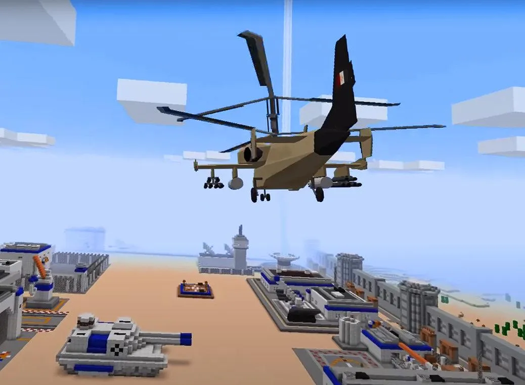 Helicopters Mod Addon for mcpe | Indus Appstore | Screenshot