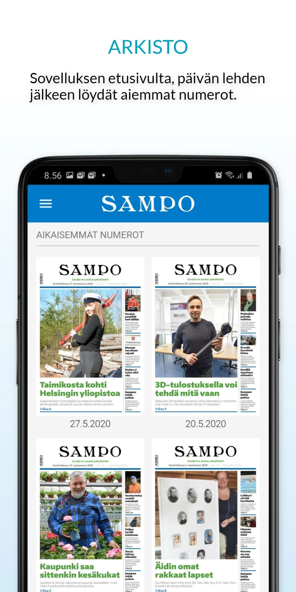 Sampo-lehti – päivän lehti | Indus Appstore | Screenshot