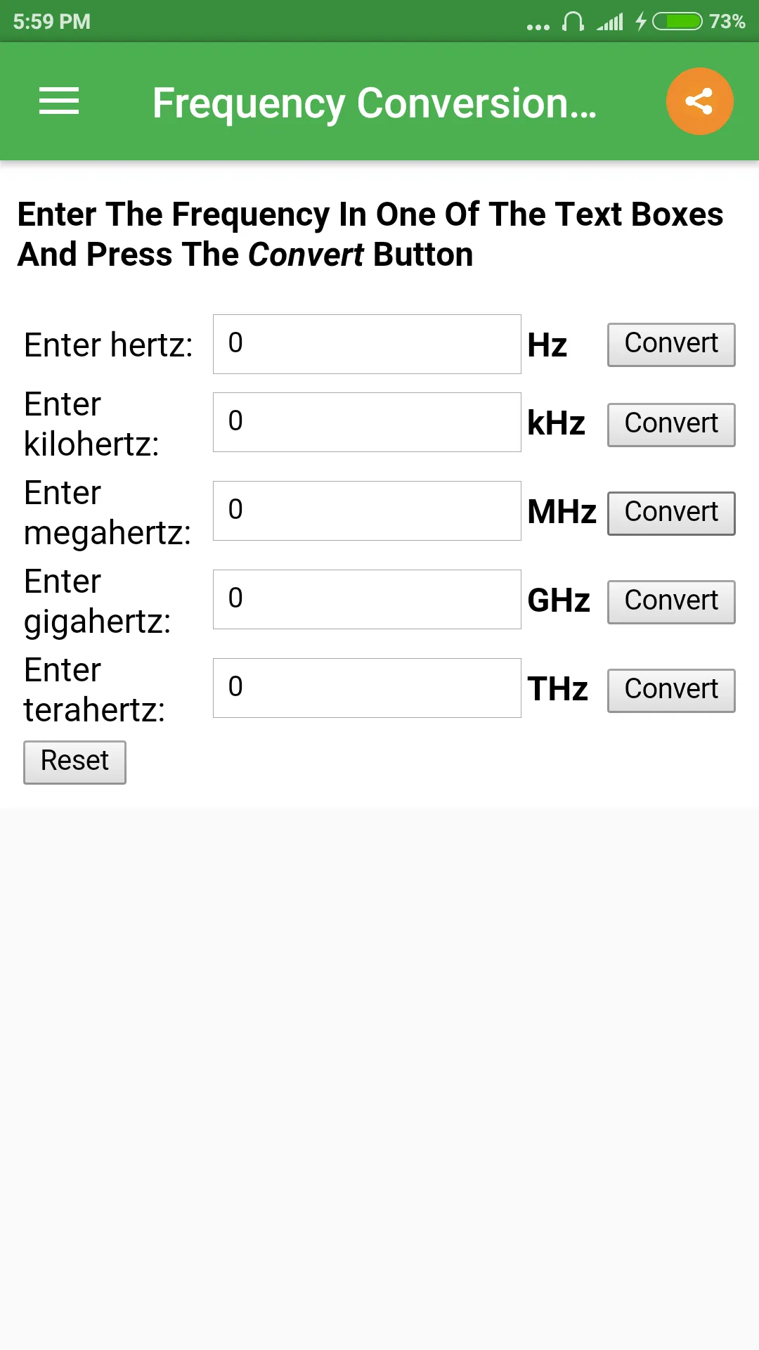 Frequency Converter | Indus Appstore | Screenshot