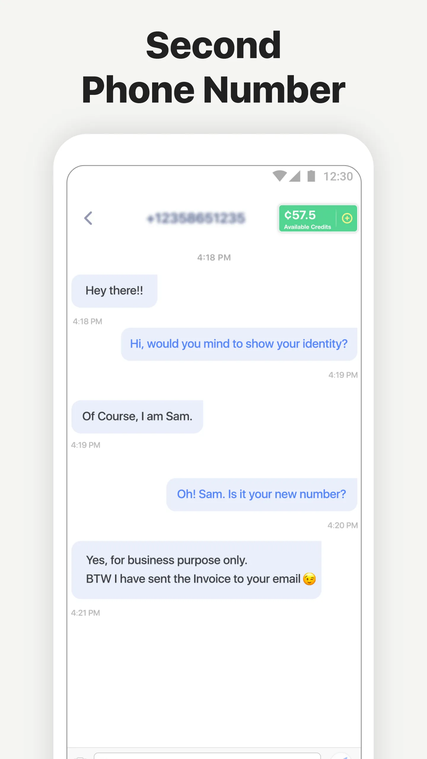 2nd Line - Second Phone Number | Indus Appstore | Screenshot
