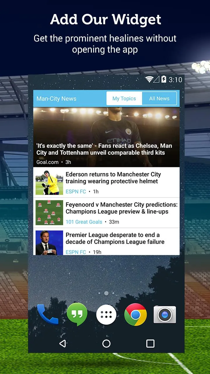 Unofficial Man City News | Indus Appstore | Screenshot