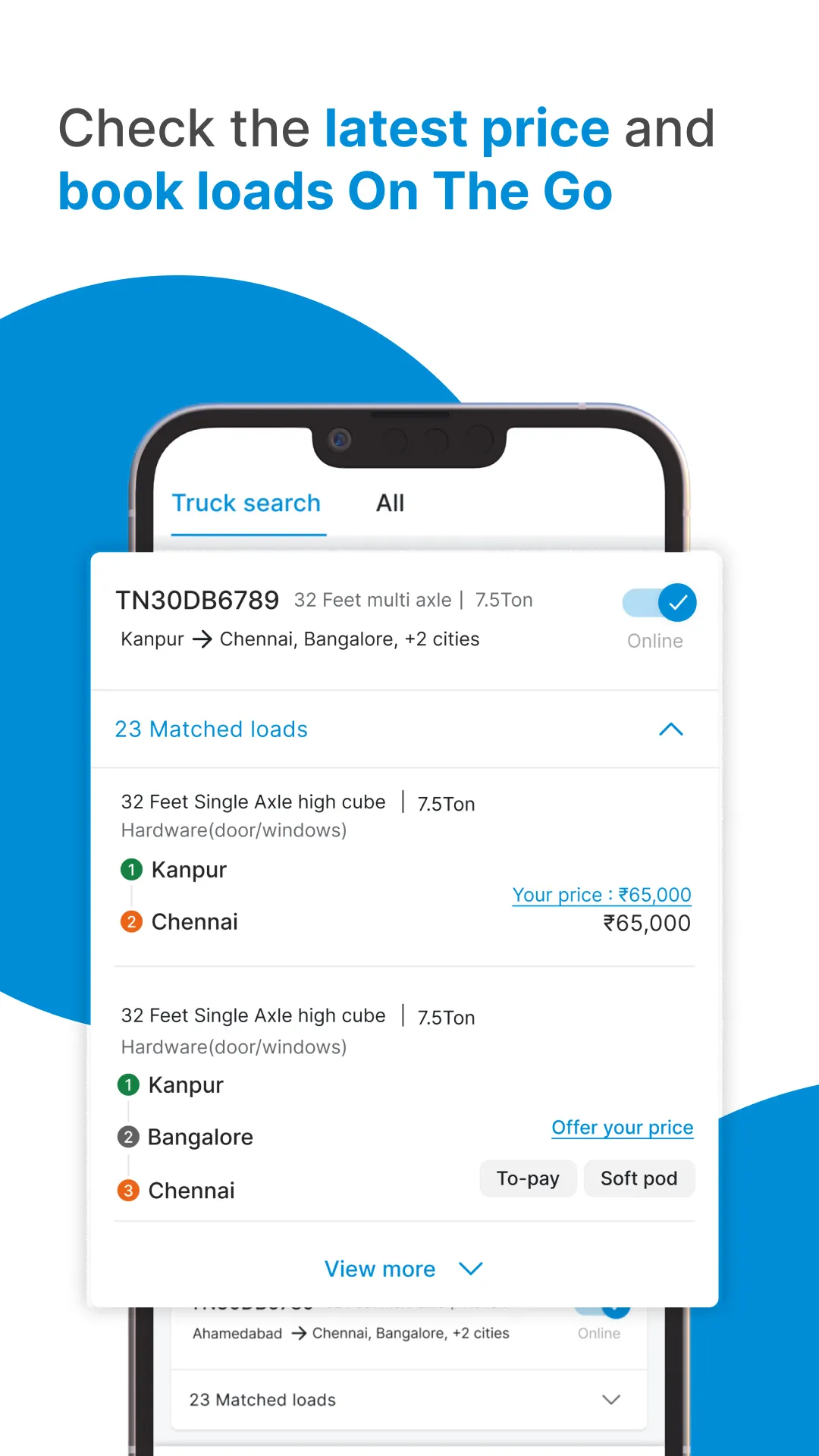 FR8 Loads - Full Truck Loads | Indus Appstore | Screenshot