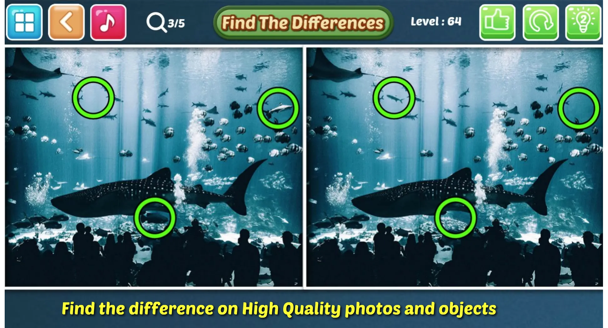 Find the difference 10 mb game | Indus Appstore | Screenshot