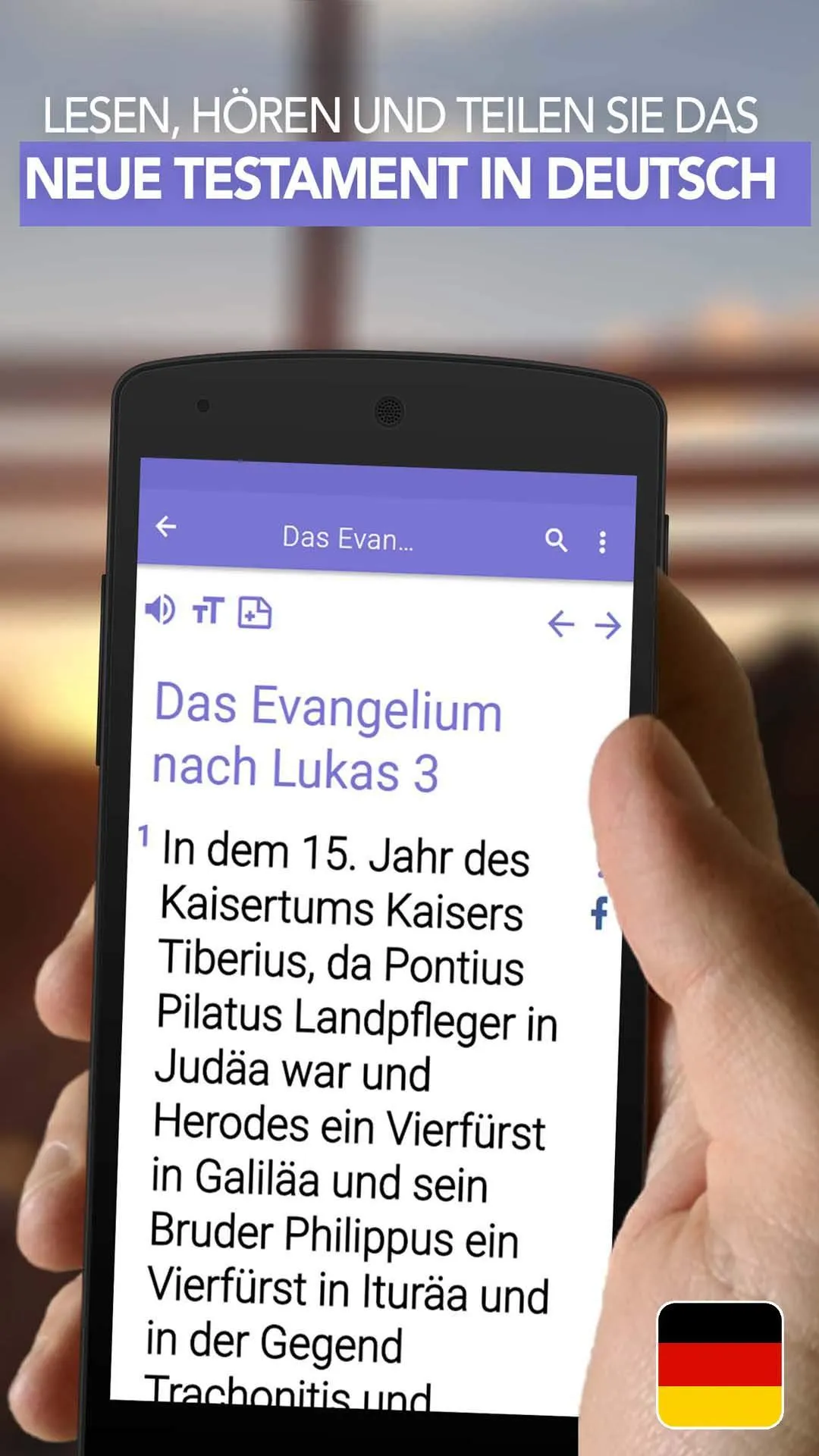 Neues Testament Deutsch | Indus Appstore | Screenshot