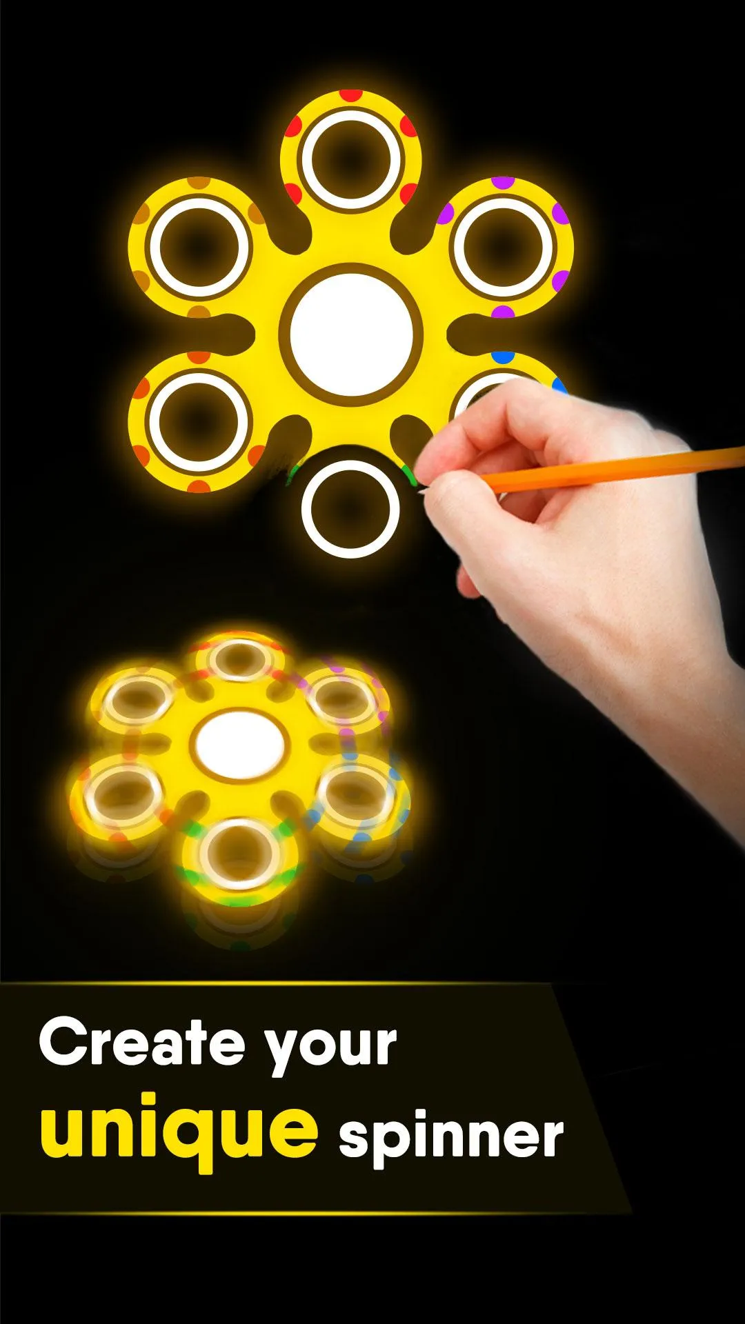 Draw Finger Spinner | Indus Appstore | Screenshot