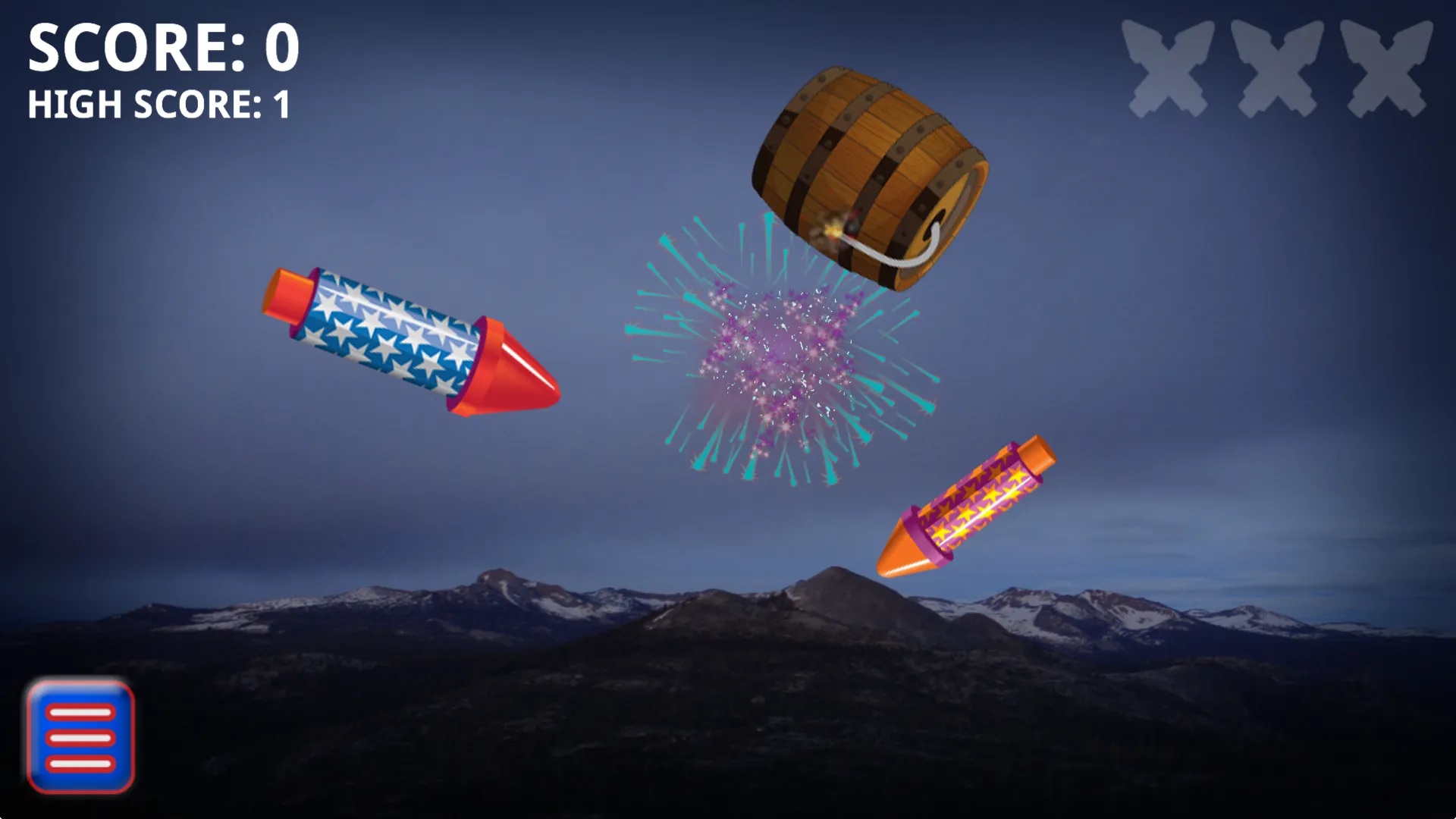 Fireworks Finger Fun Game | Indus Appstore | Screenshot