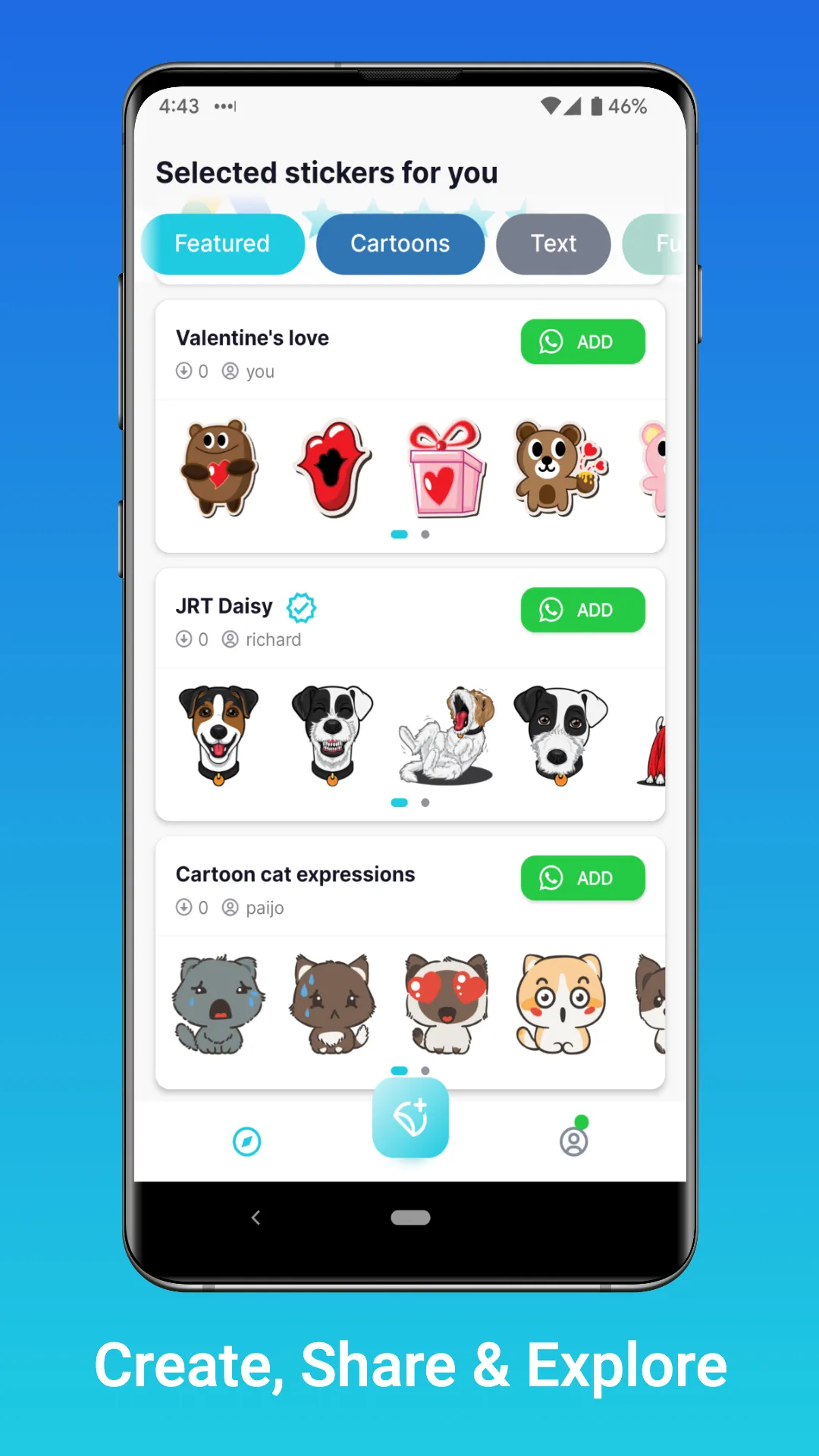 Stickr: Sticker Maker | Indus Appstore | Screenshot