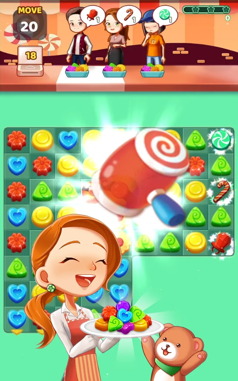 Sweet Jelly Puzzle(Match 3) | Indus Appstore | Screenshot