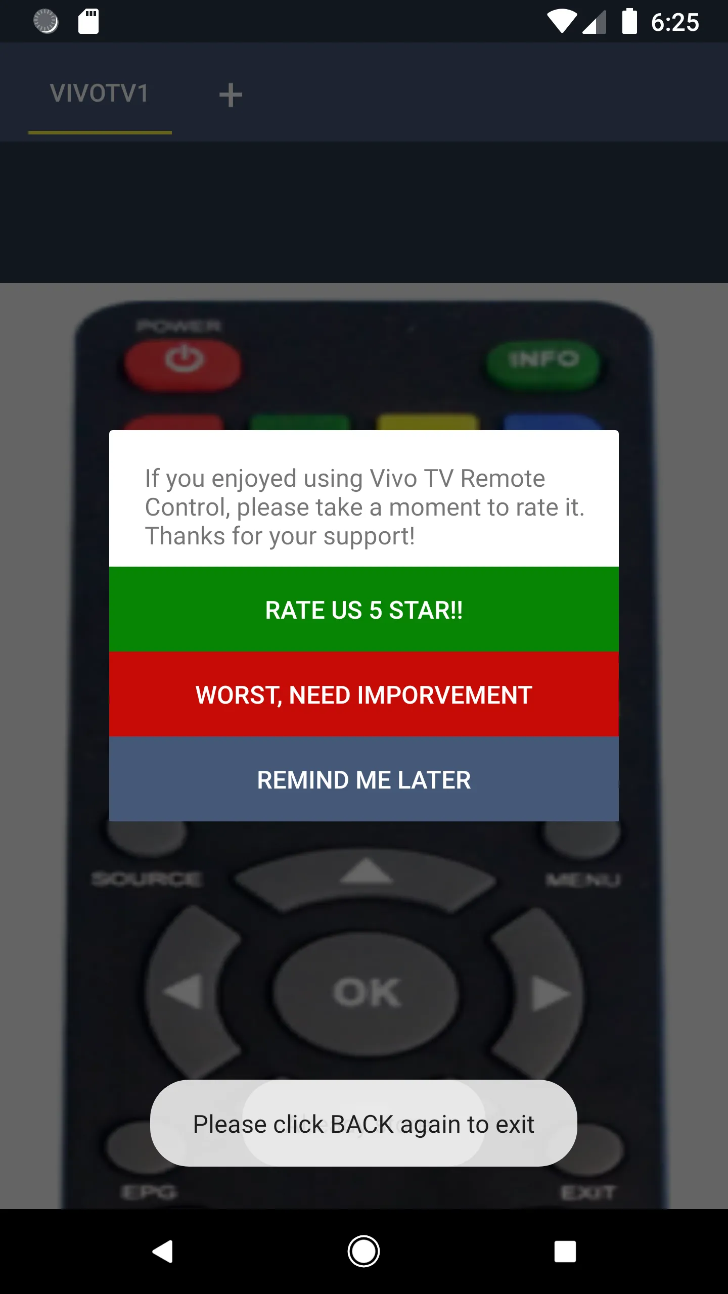 VIVO TV Remote | Indus Appstore | Screenshot