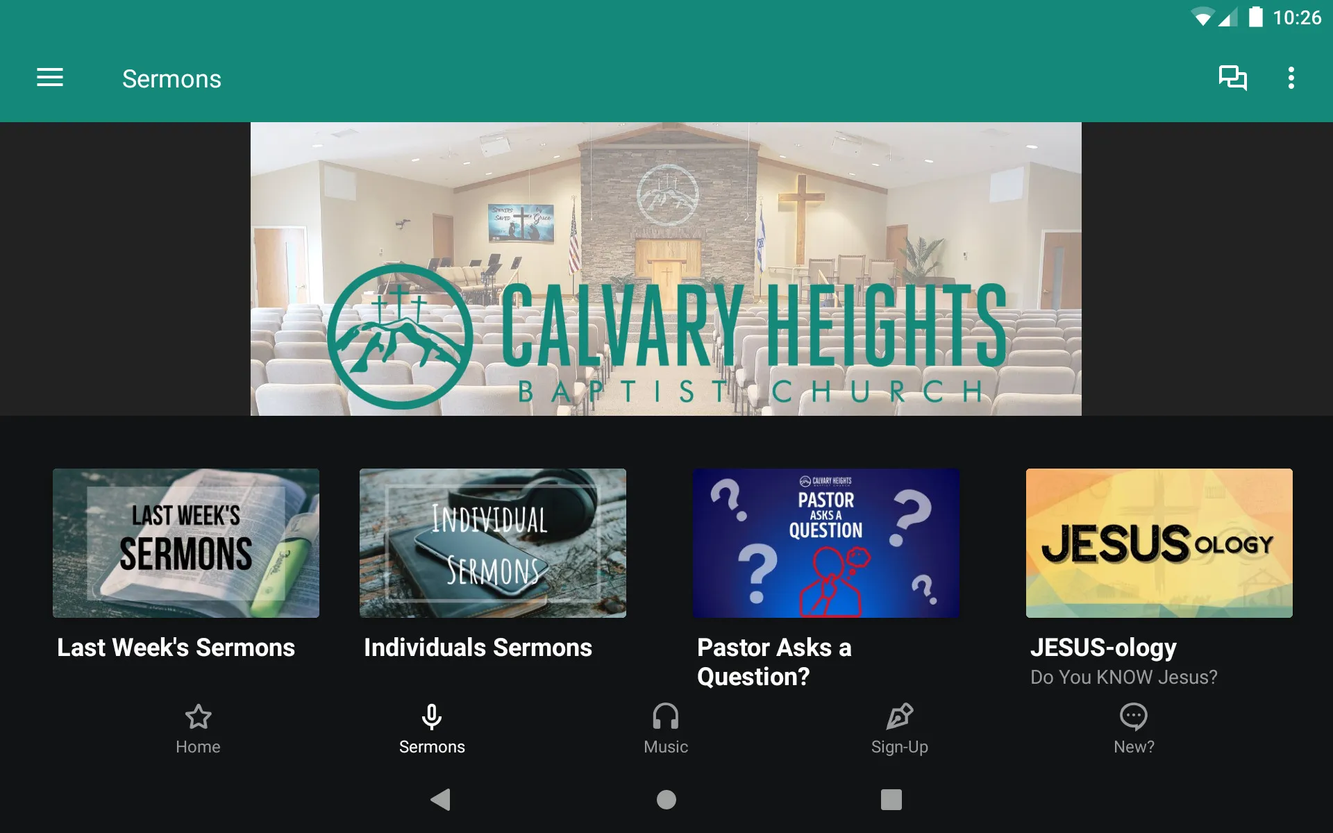 Calvary Heights Baptist Church | Indus Appstore | Screenshot