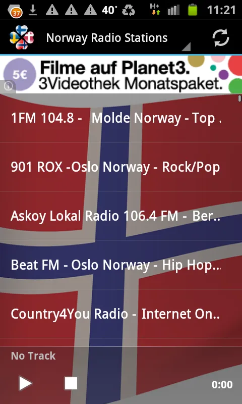 Scandinavian Radio Stations | Indus Appstore | Screenshot