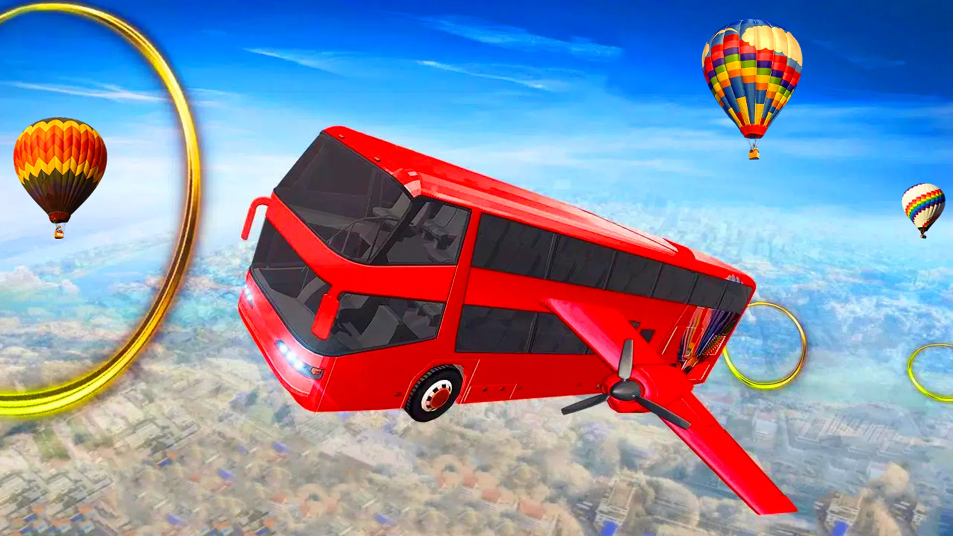 Flying City Bus Simulator 2024 | Indus Appstore | Screenshot