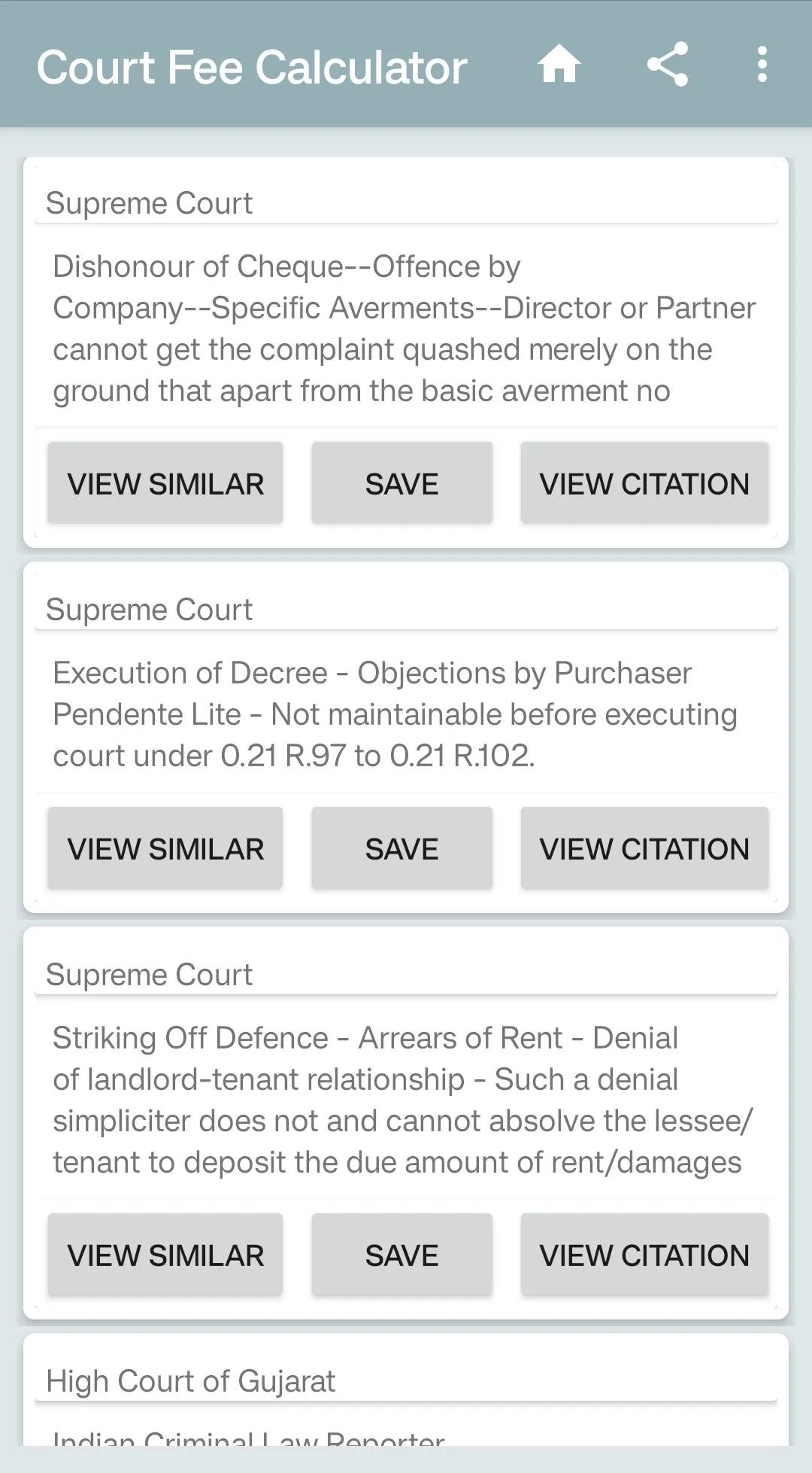 Court Fee Calculator BNS IPC | Indus Appstore | Screenshot