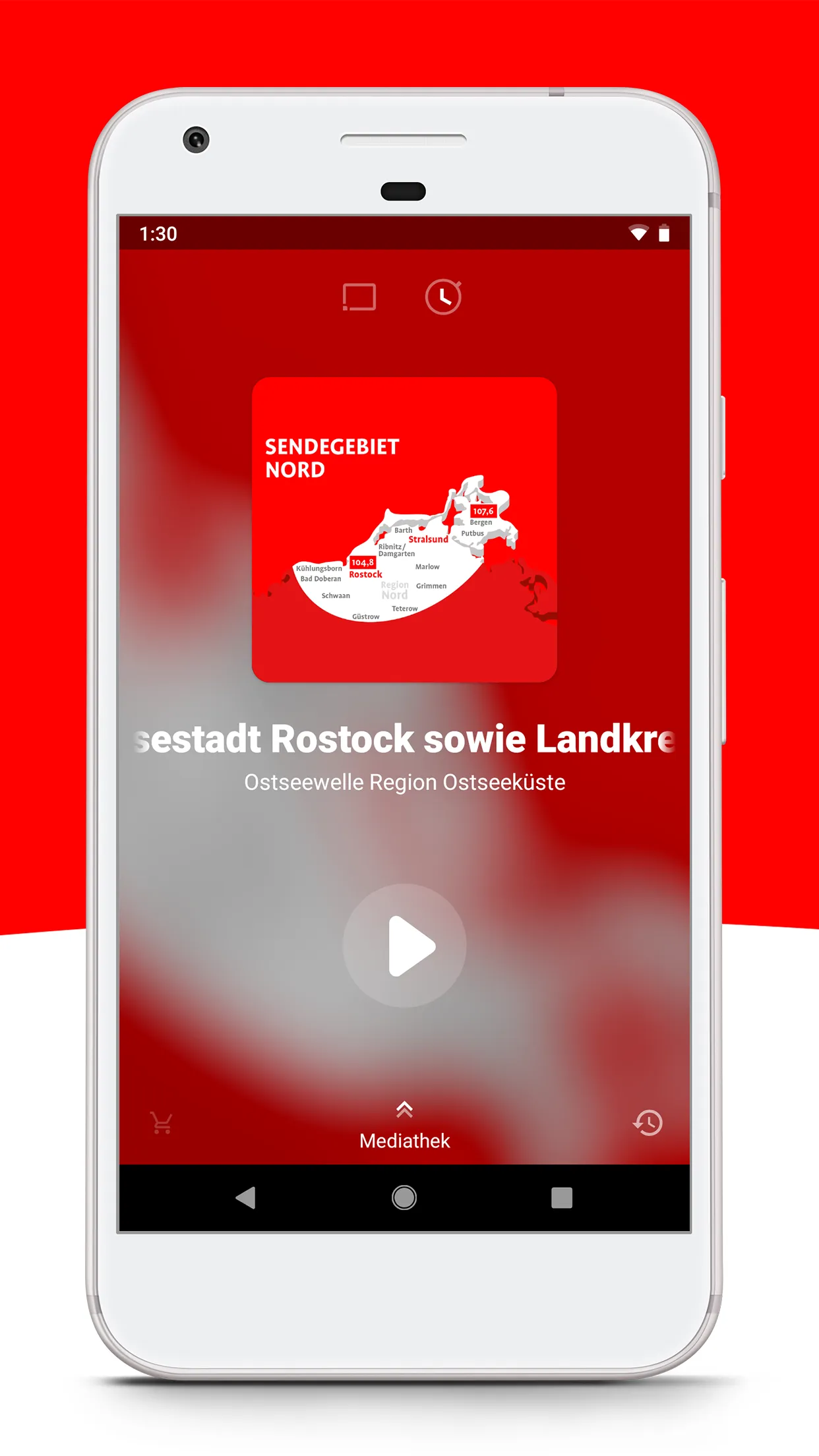 Ostseewelle HIT-RADIO M-V | Indus Appstore | Screenshot