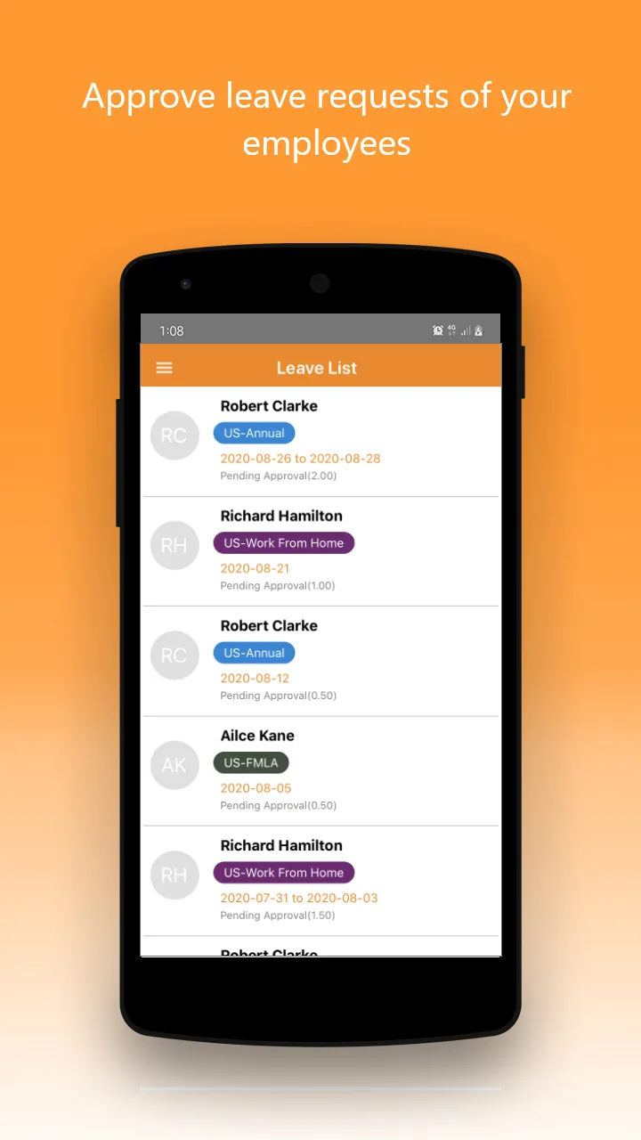 OrangeHRM Open Source | Indus Appstore | Screenshot