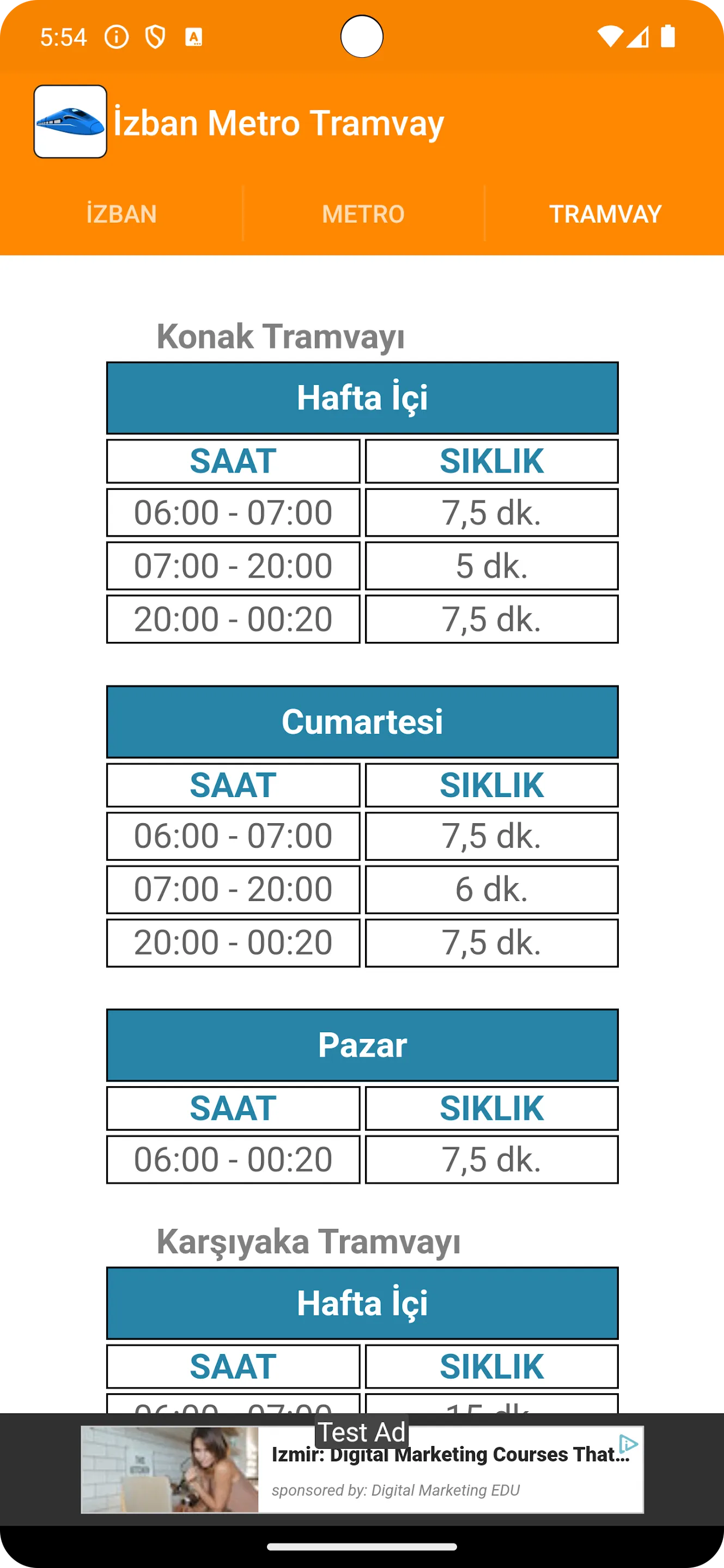 İzmir Banliyö, Tramvay & Metro | Indus Appstore | Screenshot