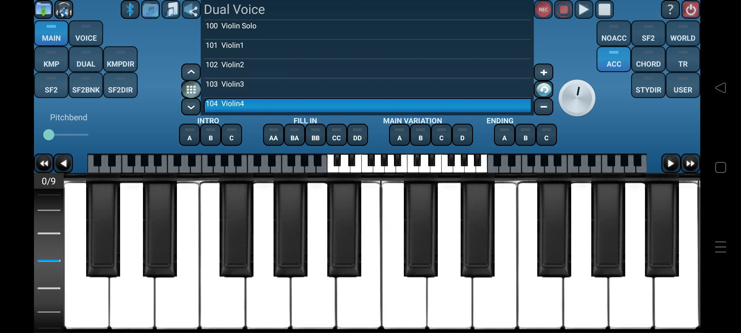 Arranger Keyboard | Indus Appstore | Screenshot