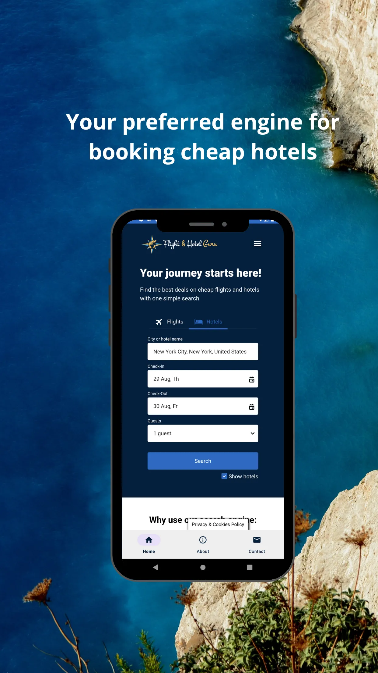 Flight & Hotel Guru | Indus Appstore | Screenshot