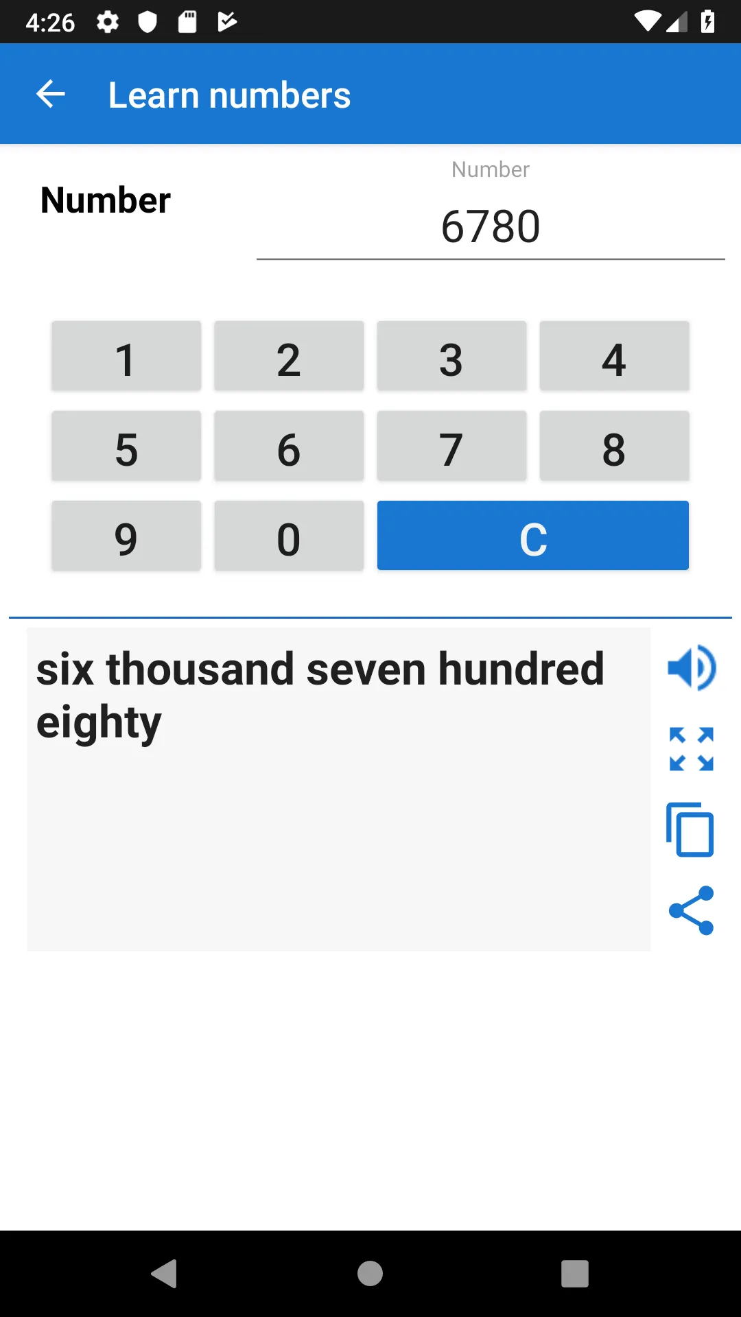 Learn numbers in english | Indus Appstore | Screenshot