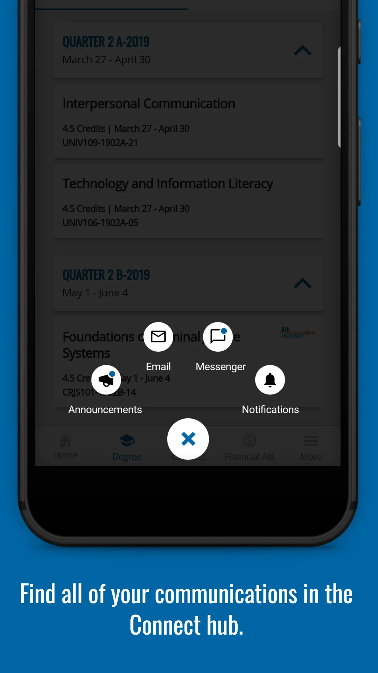 AIU Student Mobile | Indus Appstore | Screenshot