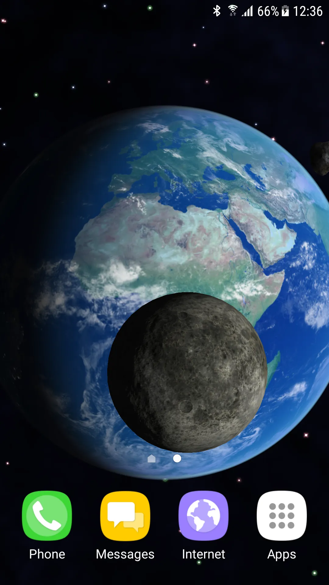 3D Earth Live Wallpaper | Indus Appstore | Screenshot