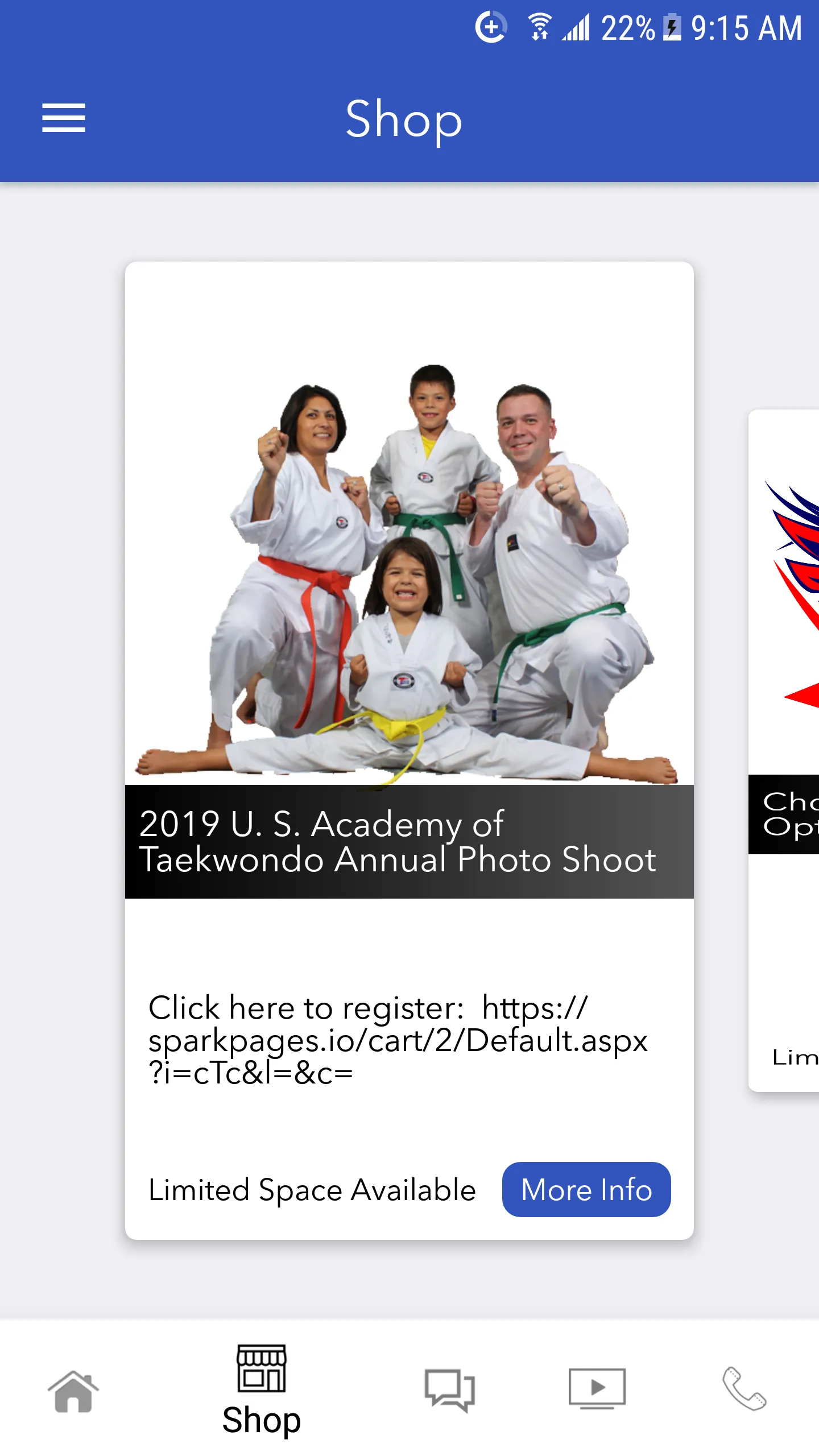 U. S. Academy of Taekwondo | Indus Appstore | Screenshot