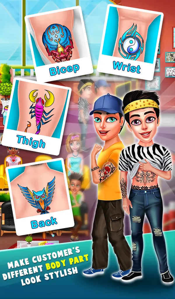 Tattoo Dash : Simulator Games | Indus Appstore | Screenshot