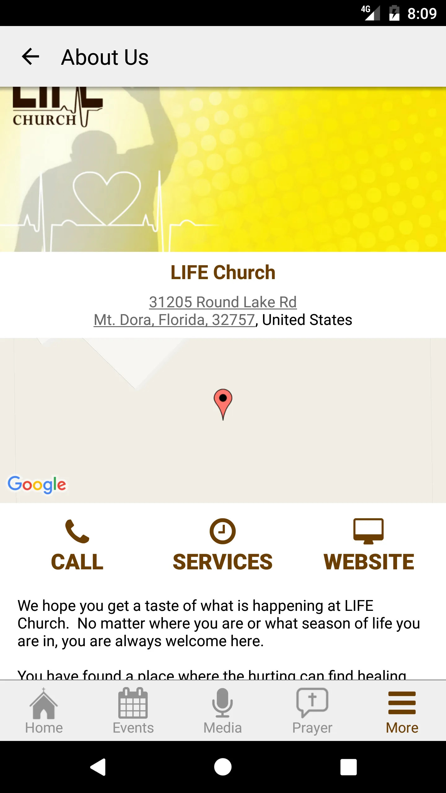 LIFE Church of Mt. Dora | Indus Appstore | Screenshot